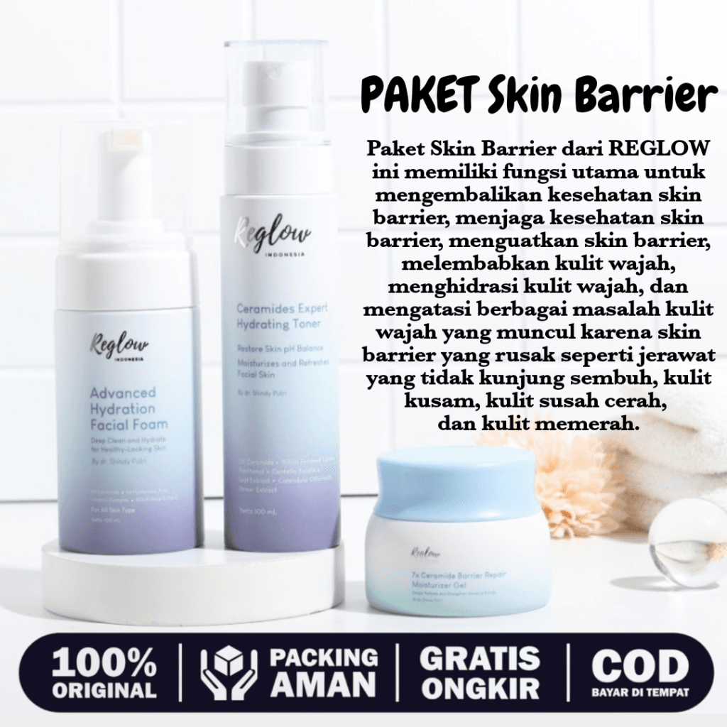 Reglow Skincare dr Shindy Paket Skin Barrier Series