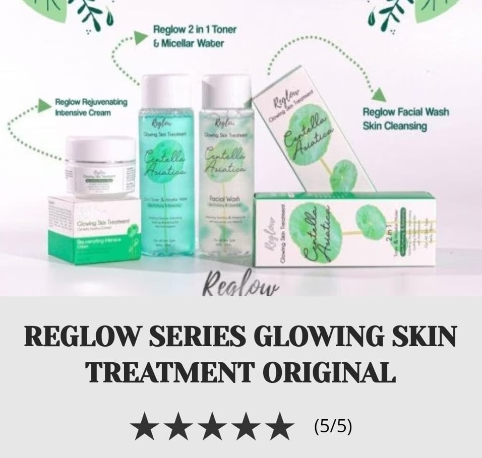 review reglow skincare series glowing skin treatment